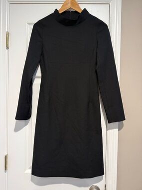 Classic Black Long-Sleeve Dress